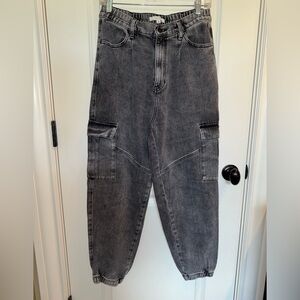 Pacsun Unisex Gray Cargo Jeans